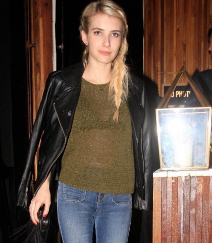 Emma Roberts Is See Through