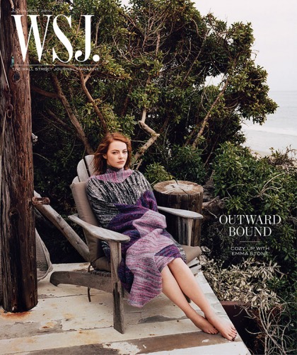 Emma Stone talks Andrew Garfield, Woody Allen & more with WSJ. Magazine
