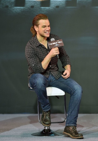 Matt Damon has a weave ponytail now: would you hit it?