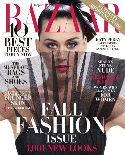 Katy Perry covers Harper's Bazaar as Liz Taylor: glamorous or garish'