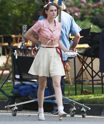 Would you like to see Kristen Stewart in costume for Woody Allen's new film'