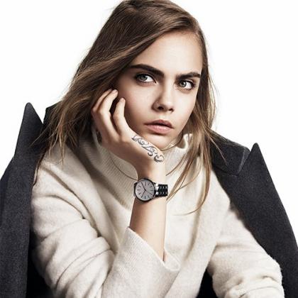 Cara Delevingne Dons Fall 2015 Looks for DKNY