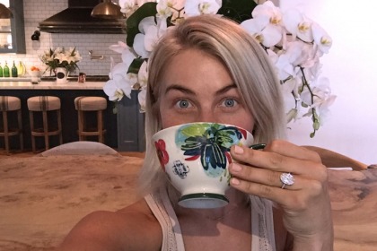 Julianne Hough finally flashes her 5-carat, oval-cut engagement ring: fab or fug?