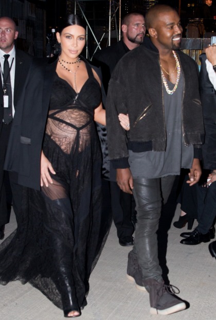 Kim Kardashian attends the NYFW Givenchy show: fug lingerie or not that bad?