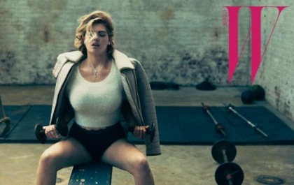 Plus-size Model Kate Upton's Workout For W Magazine