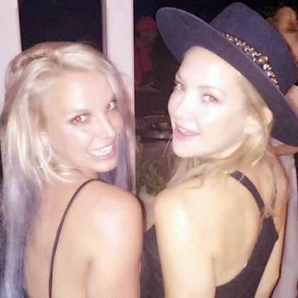 Britney Spears Drops By Kate Hudson's Game Night Party!