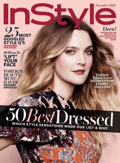 Drew Barrymore covers InStyle: 'I am who I am and I just don't have a bikini body'