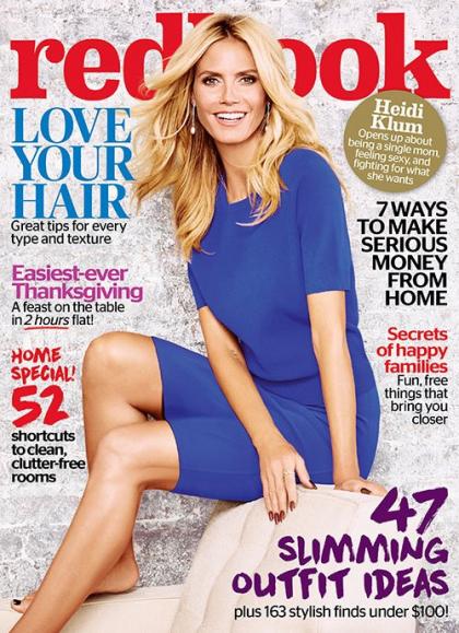 Heidi Klum is Radiant on Redbook November 2015 Cover