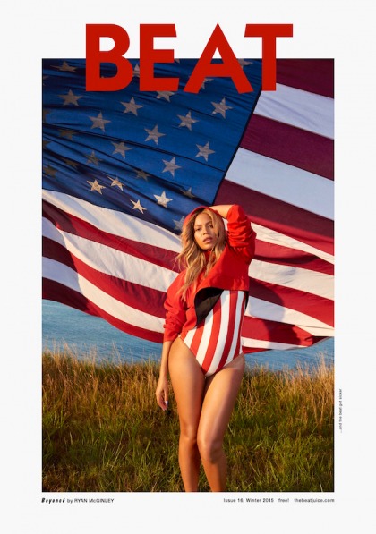 Beyonce posed with an American flag for Beat Mag cover: patriotic & cool?