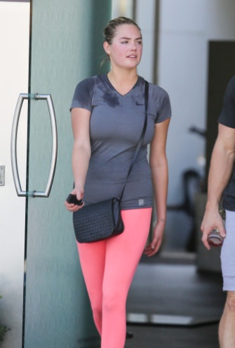 Kate Upton Booty Works Up at the Gym in West Hollywood