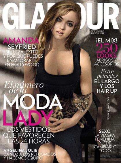 Amanda Seyfried Sizzles on Glamour Spain November 2015 Cover