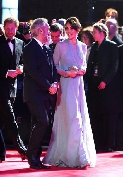 Prince William, Kate Middleton & Prince Harry: 'spectre' Premiere Pals