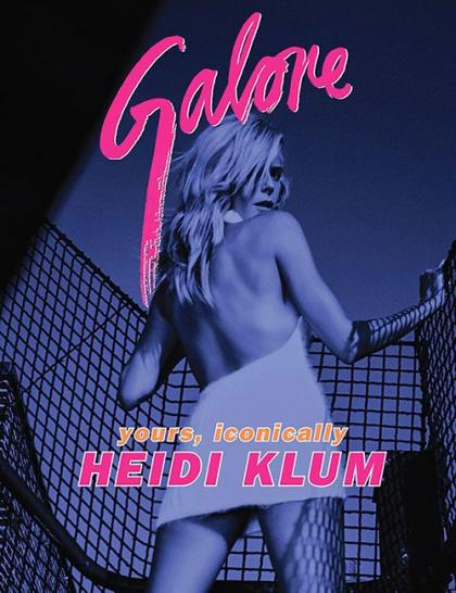 Heidi Klum Poses Pretty for Galore Magazine