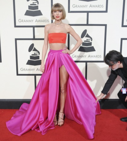 Taylor Swift in Versace at the Grammys: boring, budget or fabulous?