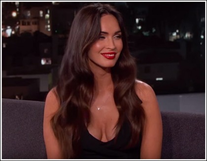 Megan Fox Drops Sexy Some Cleavage On Jimmy Kimmel Megan Fox Drops Sexy Some Cleavage On Jimmy Kimmel