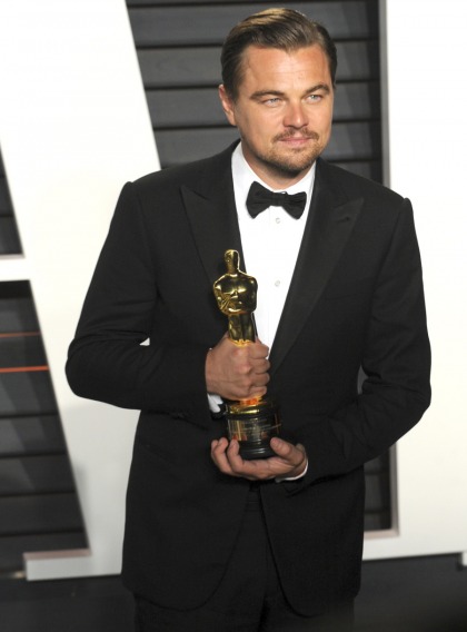 Leo DiCaprio celebrated his Oscar win by wolf-howling with his Wolf Pack