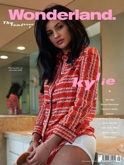 Kylie Jenner Covers Wonderland March/April 2016