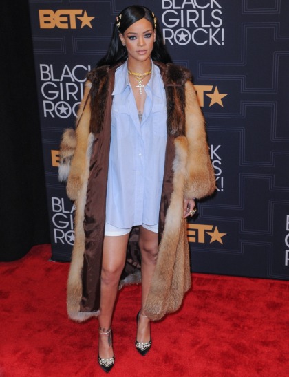 Rihanna wears shorts, Miu Miu fur to Black Girls Rock: ridiculous or amazing?