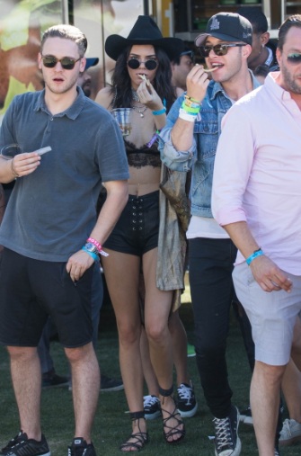 Kendall Jenner Amazing Outfit at Coachella 2016's Coolest Parties
