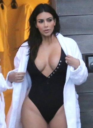 Kim Kardashian Revealing Swimsuit in Iceland's Blue Lagoon