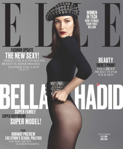 Bella Hadid scored her first-ever Elle (US) cover: amazing or underwhelming?