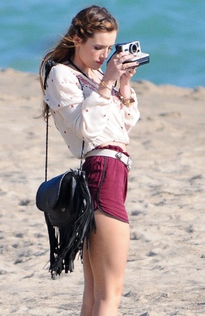 Bella Thorne Booty on the Set of You Get Me in LA