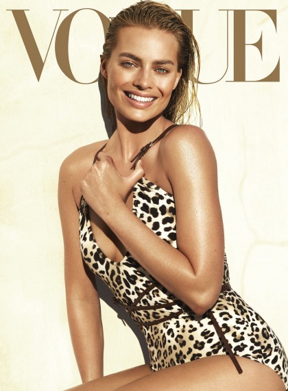 Margot Robbie covers Vogue, poses with Alex Skarsgard & kittens: adorable?