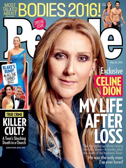 Celine Dion on losing her husband: 'You have to let people go. I feel at peace'