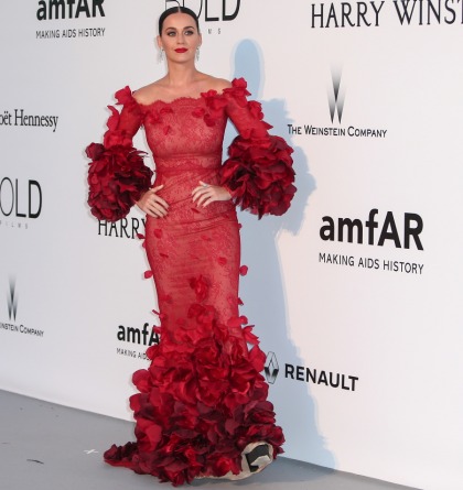 Katy Perry in Marchesa at the Cannes amfAR gala: ridiculous or great?