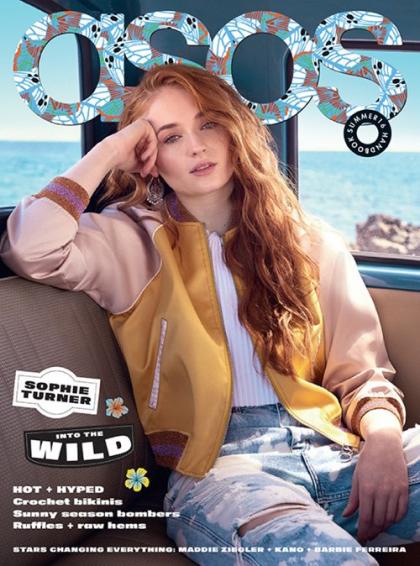 Sophie Turner Turns Up the Charm on ASOS Magazine Summer 2016 Cover