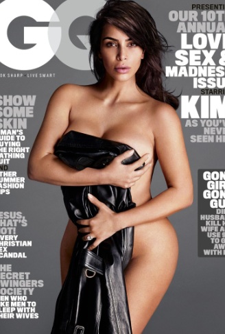 Kim Kardashian Naked for GQ Magazine June 2016