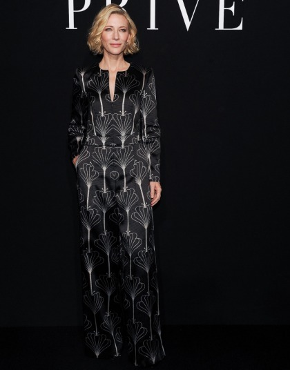 Cate Blanchett in an Armani jumpsuit at Paris Fashion Week: fab or dated?