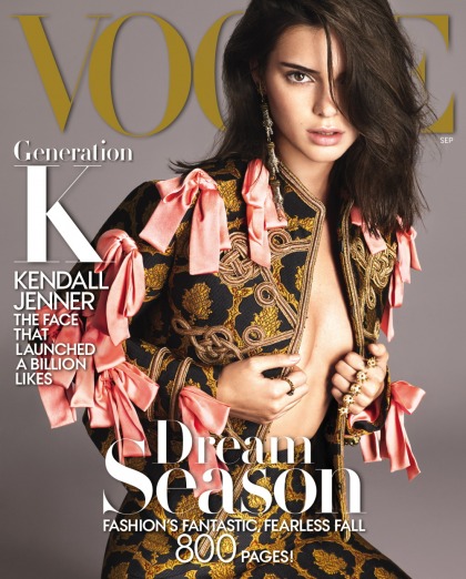 Kendall Jenner covers the September issue of Vogue US: boring or great?