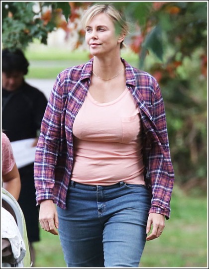 Charlize Theron Adds Some Weight, Busts Out Her Now Massive Bosom! Charlize Theron Adds Some Weight, Busts Out Her Now Massive Bosom!