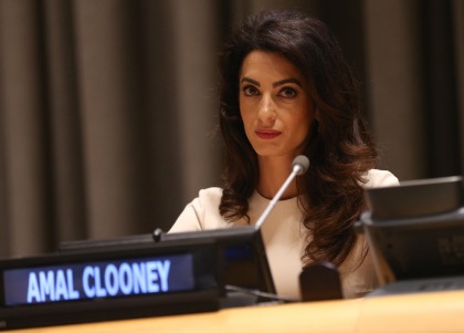 NY Post: Amal Clooney was rude & 'threw a tantrum' in a UN meeting