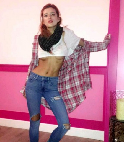 Bella Thorne Loves Showing Off Her New Fake Boobs