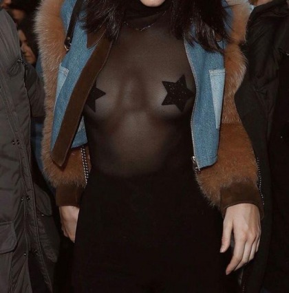 Kendall Jenner Goes See Through