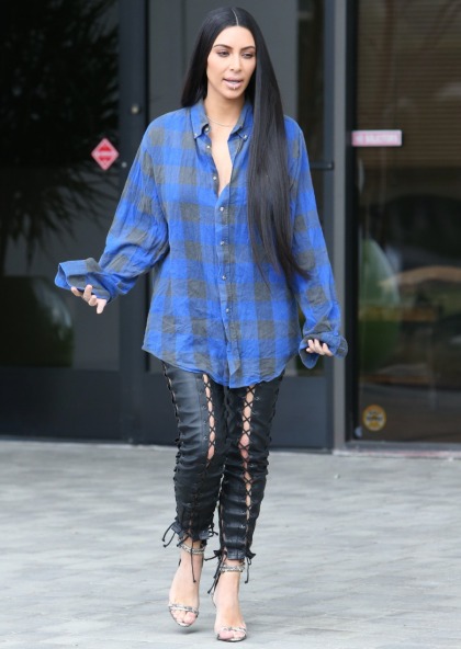 Kim Kardashian attempts another 'high fashion grunge' look: tragic or cute'