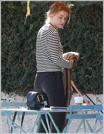 Amber Heard Busts Out Her Sexy Little Booty In Skin-Tight Jeans Amber Heard Busts Out Her Sexy Little Booty In Skin-Tight Jeans