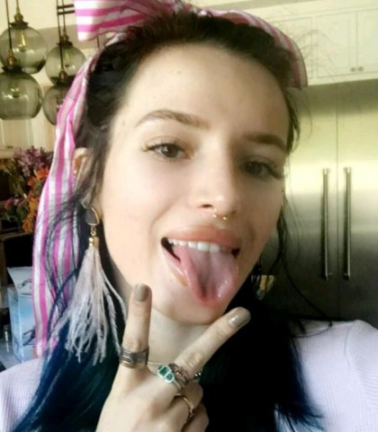 Bella Thorne's Tongue Continues