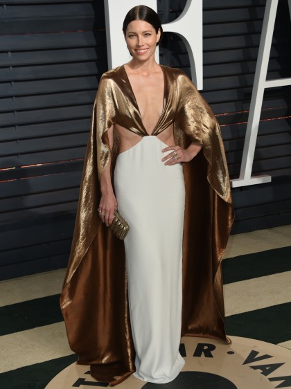 Jessica Biel in Ralph Lauren at the VF Oscar party: tedious or fine?