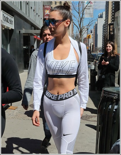 Bella Hadid Showing Off A Whole Lot Of Everything In A Sports Bra And Leggings, Oh My! Bella Hadid Showing Off A Whole Lot Of Everything In A Sports Bra And Leggings, Oh My!