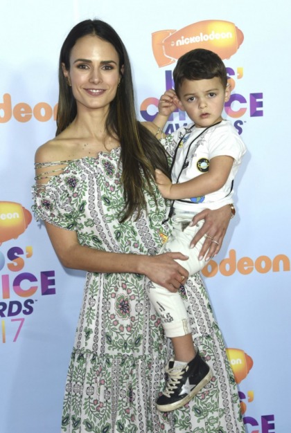 Jordana Brewster wishes she never swore in front of her son