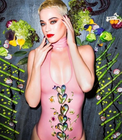 Katy Perry Busts Out In A Swimsuit