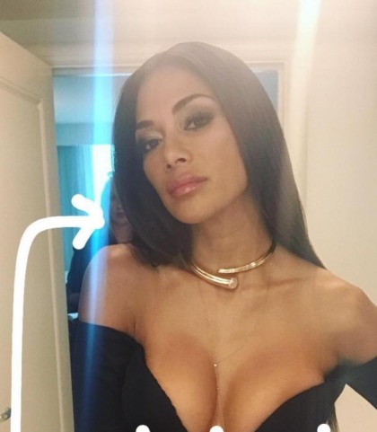 Nicole Scherzinger's Awesome Cleavage Show