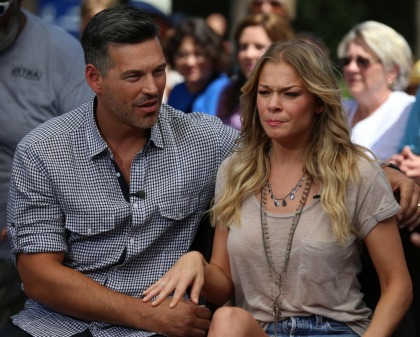 Eddie Cibrian & Brandi are still sniping at each other about LeAnn's stalking