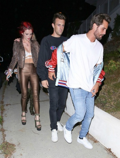 Bella Thorne and Scott Disick went to a paparazzi hot spot of course