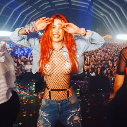 Bella Thorne's Topless Show Deserves A Standing Ovation