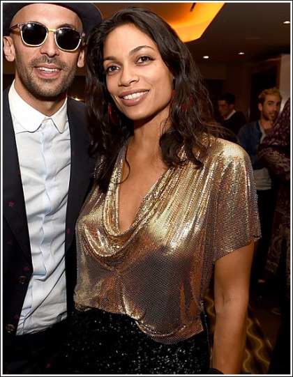 Rosario Dawson Braless And Busting Out Big Time Rosario Dawson Braless And Busting Out Big Time