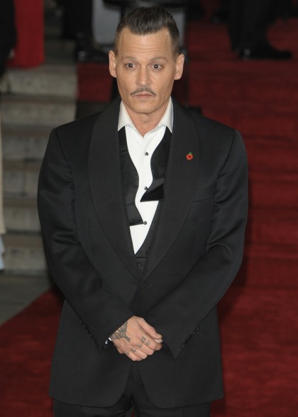 Johnny Depp was allegedly wasted at the London 'MOTOE' premiere